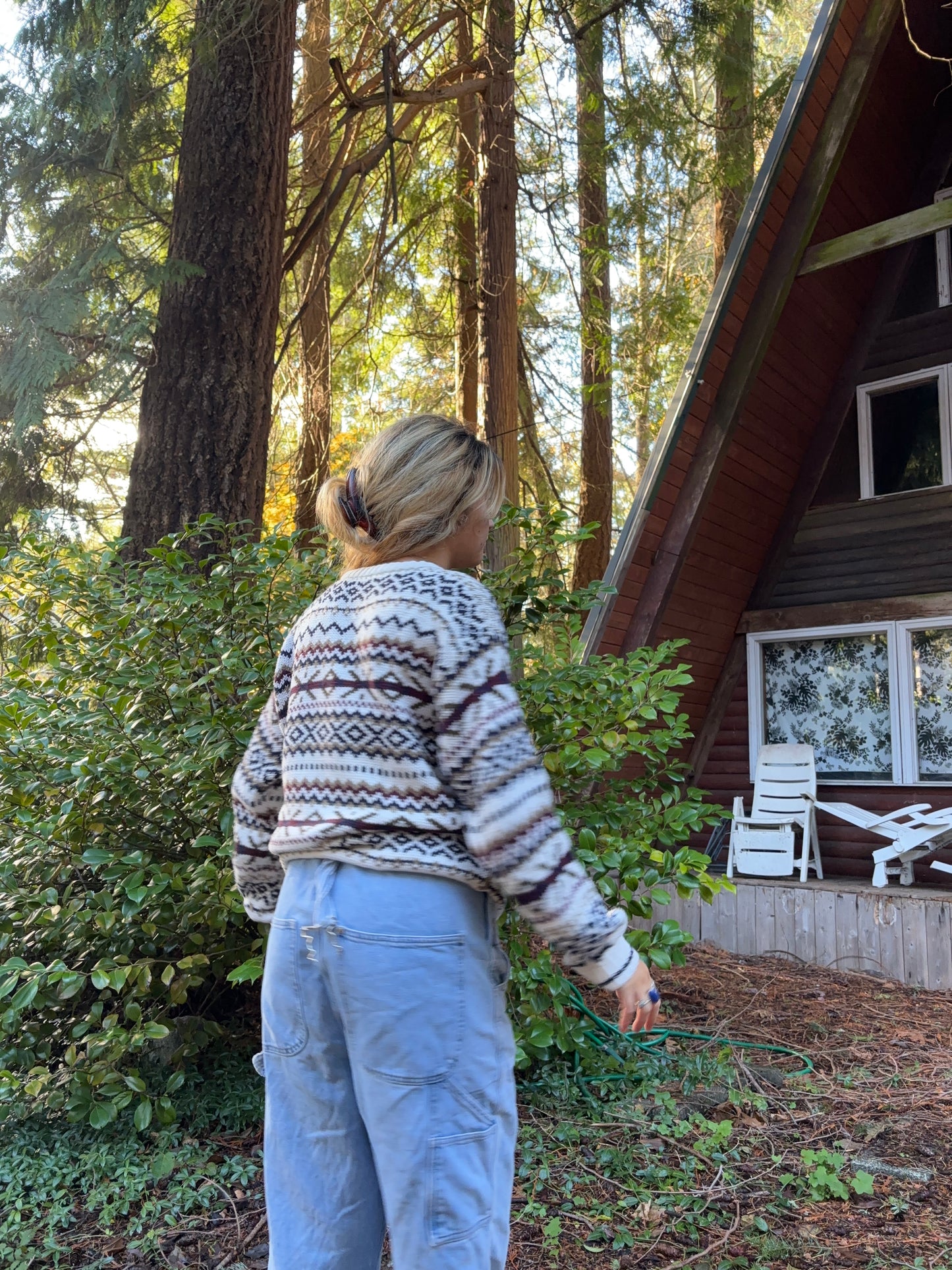 vintage fair isle sweater